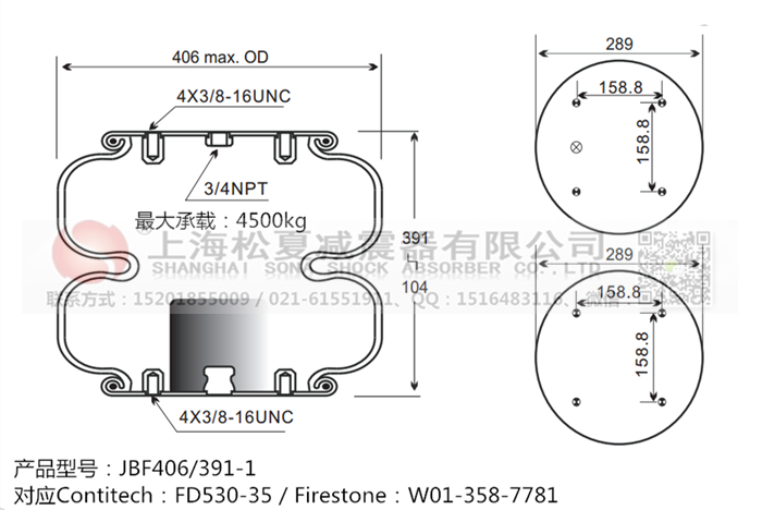 JBF406/391-2橡膠<a href='http://www.xingjiezy.com/' target='_blank'><u>空氣彈簧</u></a>